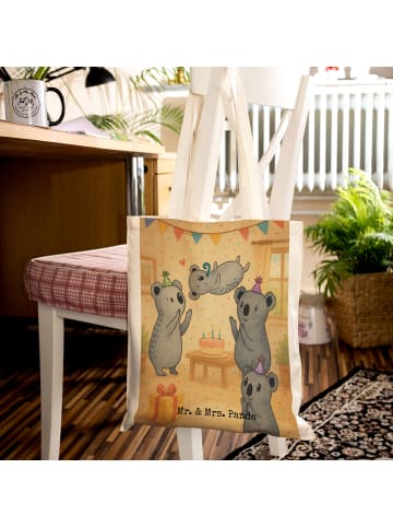 Mr. & Mrs. Panda Jutebeutel Koalas Geburtstag Design ohne Spruch in Weiß