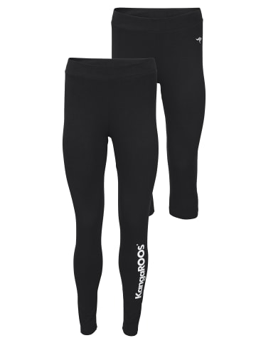 Kangaroos Leggings in schwarz