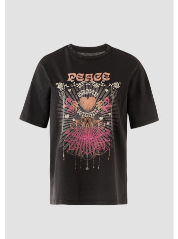 QS T-Shirt in 99D0_schwarz