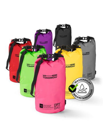 Where Tomorrow PVC dry bag Style 01 10L pink Rosa