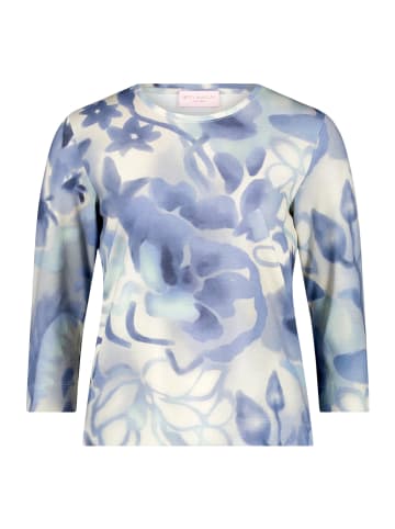 Betty Barclay Basic Shirt mit Print in Beige/Blau