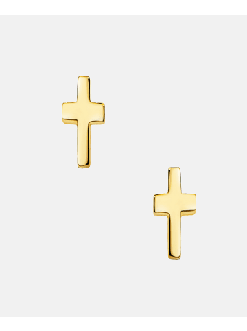 Diamant L'éternel Ohrringe aus 585 Gelbgold