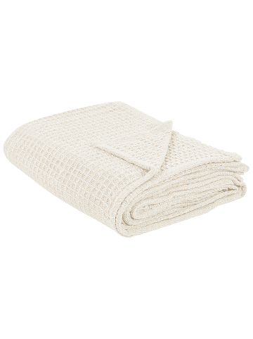 Beliani Tagesdecke CHAGYL in Beige - (W) 200 x (H) 1 x (L) 220 cm