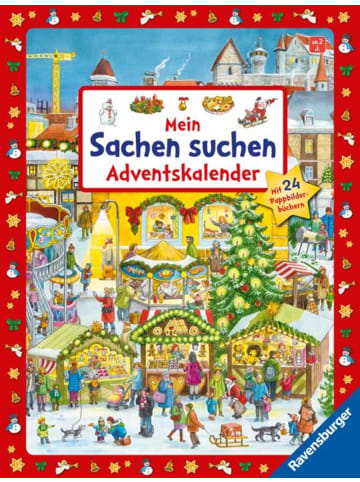 Ravensburger Mein Sachen suchen Adventskalender | Mit 24 Pappbilderbüchern