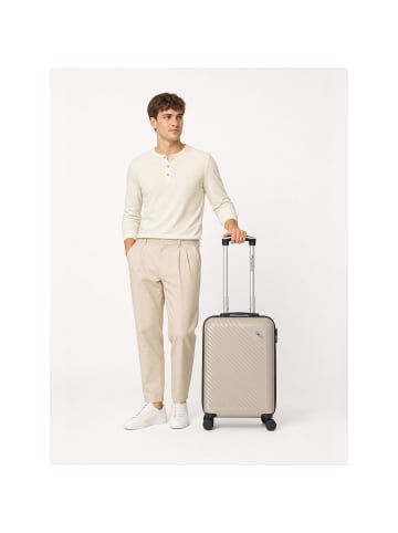 Check.In Paradise 2.0 4 Rollen Kabinentrolley S 55 cm mit Dehnfalte eggshell