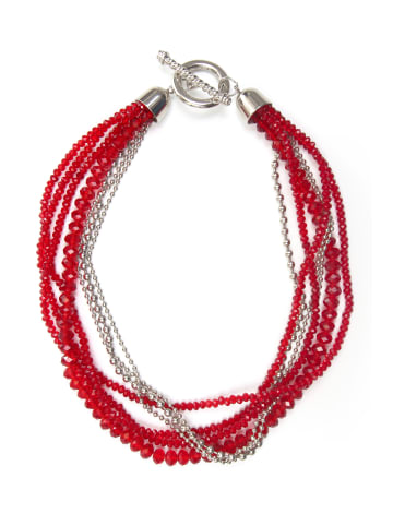 collezione alessandro Kurze Kette " Ronya " in rot