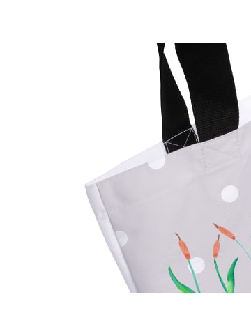 Mr. & Mrs. Panda Tasche Otter Stein mit Spruch in Grau Pastell