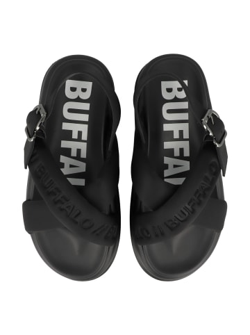 Buffalo Sandale Palma Cross in schwarz