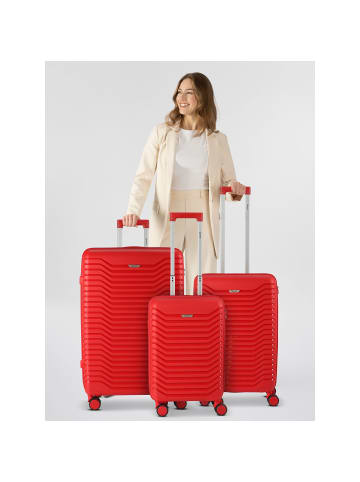 benzi 5820 4 Rollen Kofferset 3-teilig rot