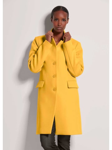 MADELEINE Kurzmantel mit Stehkragen in goldgelb