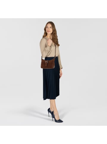 LIEBESKIND BERLIN Ren Umhängetasche S Leder 22 cm in safari