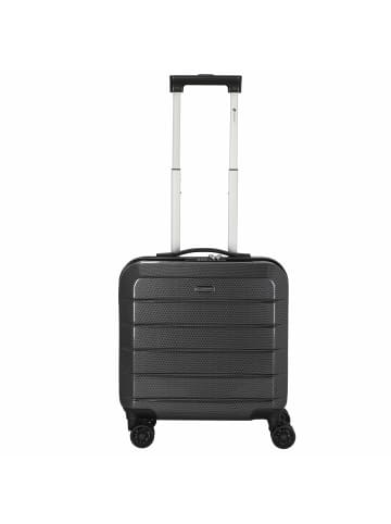Check.In London 2.0 - 4-Rollen-Businesstrolley 17" 46 cm (black) in schwarz