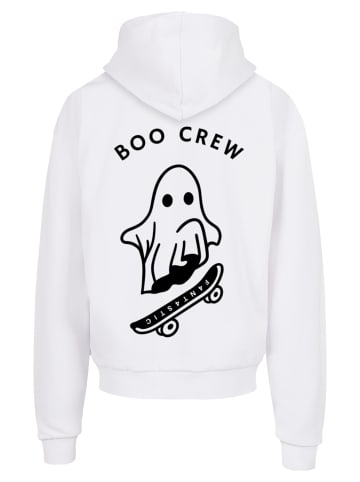 F4NT4STIC Ultra Heavy Hoodie Boo Crew Halloween in weiß