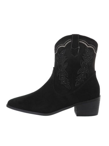 Ital-Design Stiefelette in Schwarz