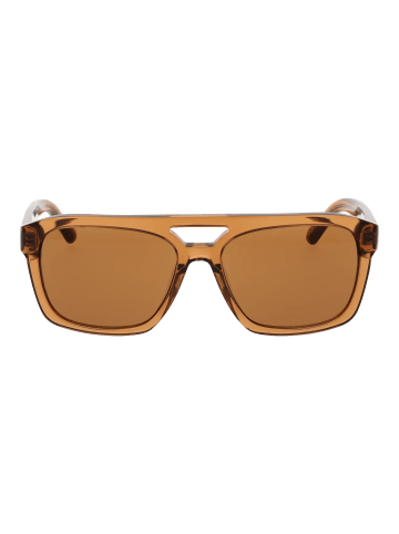 GCDS Unisex Sonnenbrillen Quadrat Braun