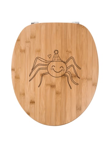 Mr. & Mrs. Panda WC Deckel Spinne Agathe Party ohne Spruch in Transparent