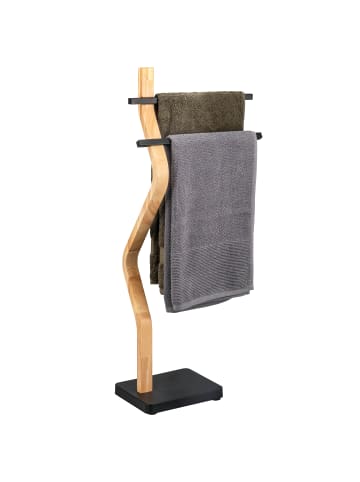 eluno Stand-Handtuchhalter freistehend ca. 37 x 85,5 x 18 cm (B/H/T)