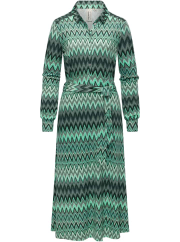 ragwear Blusenkleid Plantee Print in Dusty Green26