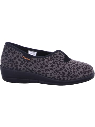 Fischer Markenschuh Hausschuh in grau