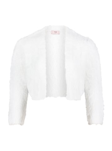 Vera Mont Strickbolero mit Struktur in Rohweiß