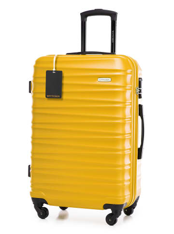 Wittchen MEDIUM SUITCASE FROM ABS WITH LUGGAGE TAG in Yellow