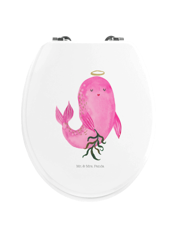 Mr. & Mrs. Panda Klodeckel Sternzeichen Jungfrau ohne Spruch in Weiß