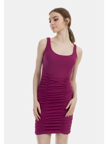 myMo at night Damen Trägerkleid Mini in Fuchsia