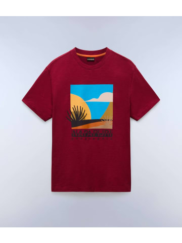 Napapijri T-Shirt "S-Arbia Ss" in Rot