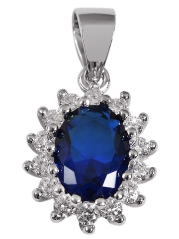 Adeliás Damen Anhänger aus 925 Silber mit Zirkonia in silber