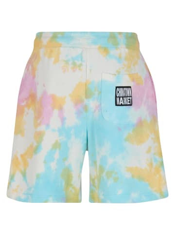 Market Market Herren Market Smiley Multi Tie Dye Chinatown Shorts in purple