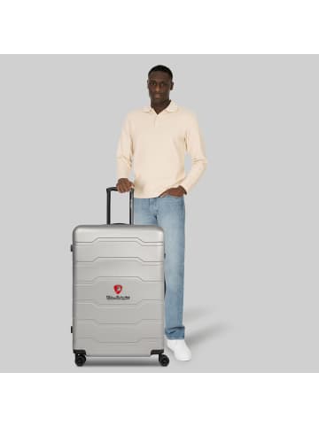 Tonino Lamborghini Bologna 4 Rollen Trolley L 77 cm in silver