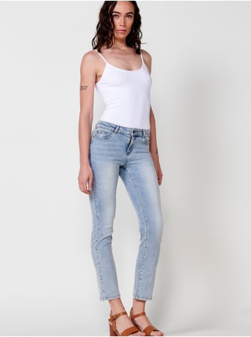 KOROSHI Gerade geschnittene jeans lang in blau