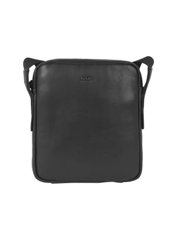 JOOP! Schultertasche 'Oregon Remus in Schwarz 21 x 25 x 5 cm'