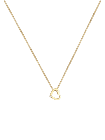 Elli DIAMONDS  Halskette 585 Gelbgold Herz in Gold