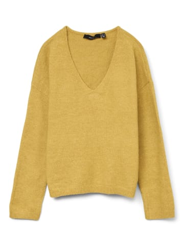 Vero Moda Strickpullover in Harvest Gold