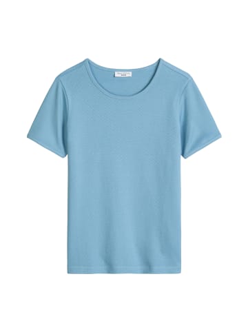 Marc O'Polo DENIM DfC T-Shirt mit Struktur relaxed in Blue Dawn
