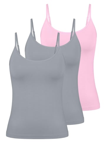 Sloggi Spaghetti Top GO Sense in Chrome / floral pink