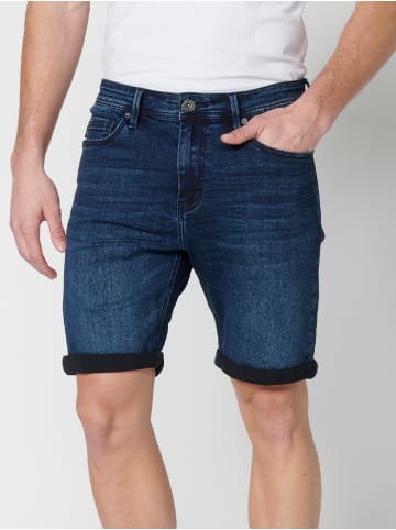 KOROSHI Bermuda Cowboy Strecth Regular Fit in blau