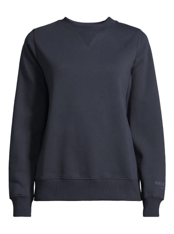 Salzhaut Rundhalspullover für Damen in blau