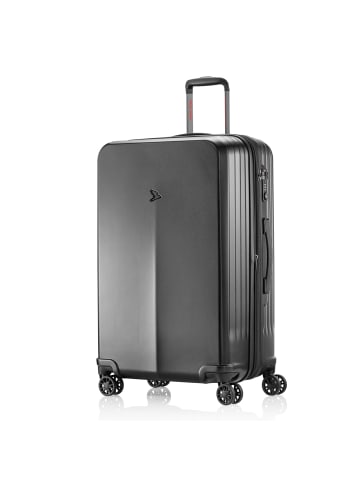 Pack Easy Genius 4 Rollen Trolley L 76 cm mit Dehnfalte schwarz