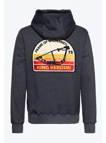 King Kerosin Sweatjacke in Grau