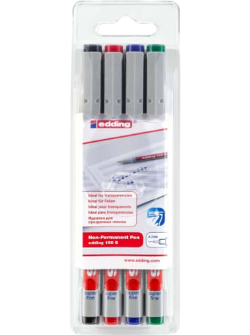 OHP-Marker edding 150 S non-permanent 0,3mm schwarz, rot, blau, grün P...