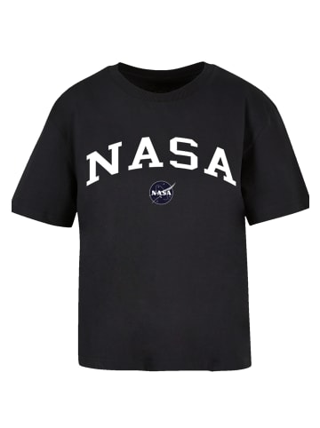 F4NT4STIC Ladies Everyday T-Shirt NASA Collegiate Logo in schwarz