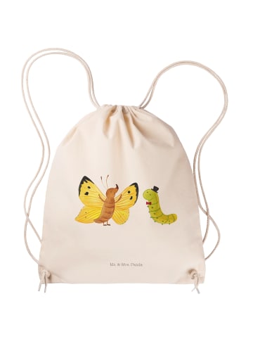 Mr. & Mrs. Panda Stoffbeutel Raupe Schmetterling ohne Spruch in Creme