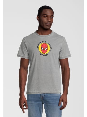 Re:Covered T-Shirt Marvel Spider-Man Circle Light Grey in Light Grey