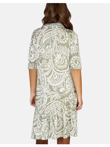 Navigazione Kleid in oliv weiss