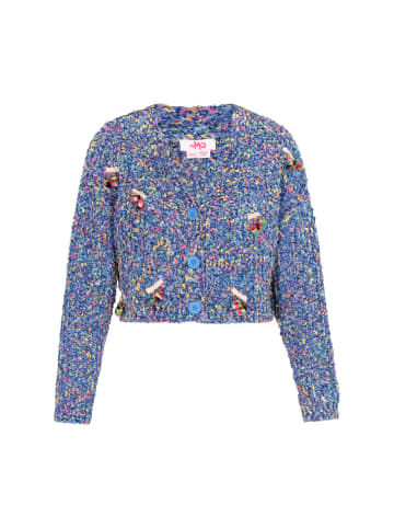 myMo Cardigan in blue multicolor