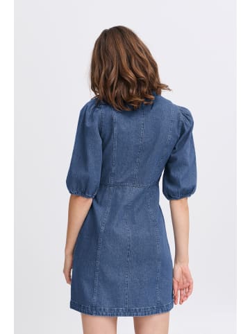 b. young Denimkleid BYKAPUCA Tight fit in Mid Blue Denim