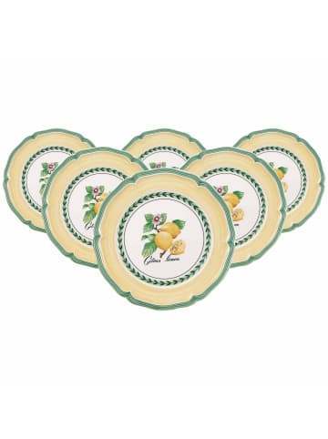 Villeroy & Boch 6er Set Frühstücksteller French Garden Valence in Bunt ø 20,7 cm in bunt