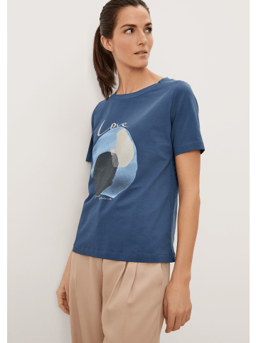 s.Oliver BLACK LABEL T-Shirt kurzarm in Blau